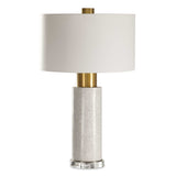 Vaeshon Concrete Table Lamp - White / Yellow by Uttermost - View 1