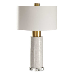 Vaeshon Concrete Table Lamp - White / Yellow by Uttermost - View 1