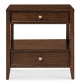 Archives Two-Drawer Nightstand - Dark Brown by Hooker Furniture - View 4
