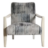Watercolor Chenille Accent Chair Gray - Blue / Beige by Uttermost - View 1