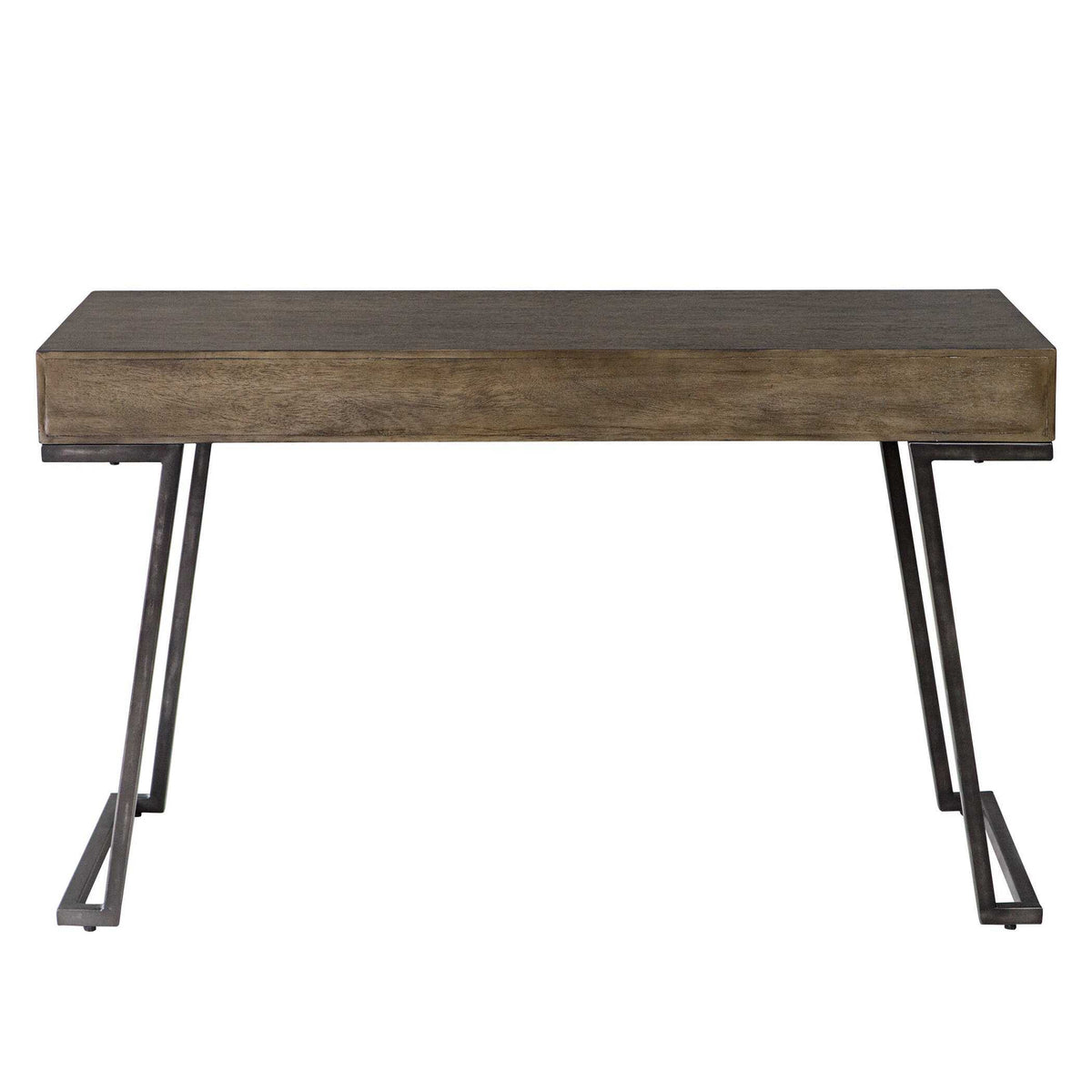 Comrade Natural Wood Desk - Dark Brown by Uttermost - View 6