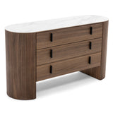 Fleury - Contemporary Cream Fabric and Walnut Q Bedroom Set
