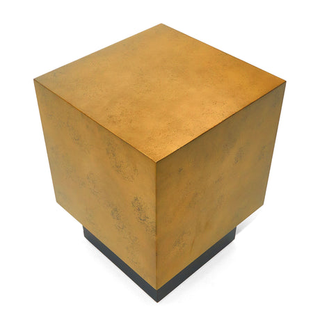 Modrest Derek - Modern Metal & Antique Copper End Table