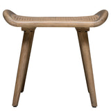 Arne Scandinavian Small Bench - Light Brown by Uttermost - View 1