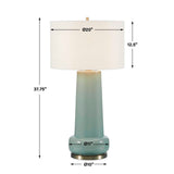 Claudin Table Lamp - Blue by Uttermost - View 3