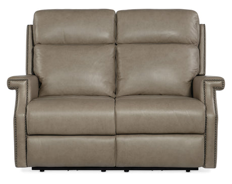 Vaughn Zero Gravity Loveseat With Power Headrest - Gray by Hooker Furniture - View 6