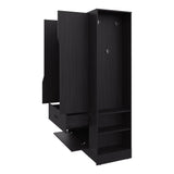 Armoire 71.1' H, 3 Doors, 1 Drawer, Black Wengue - Bedroom - sold by Home Elegance USA