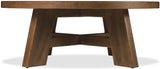 Driftwood Round Coffee Table Medium Wood - Dark Brown by Hooker Furniture - View 6