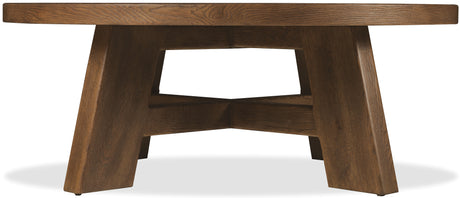 Driftwood Round Coffee Table Medium Wood - Dark Brown by Hooker Furniture - View 6