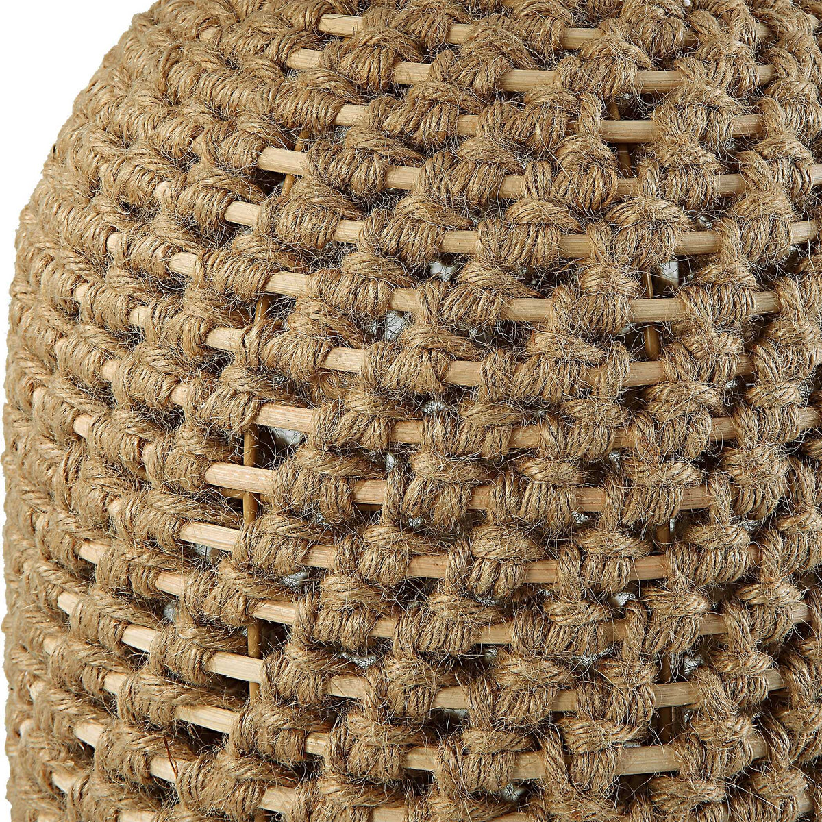 Kendari Rope & Rattan Table Lamp - Yellow by Uttermost - View 7