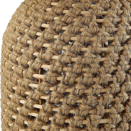 Kendari Rope & Rattan Table Lamp - Yellow by Uttermost - View 7