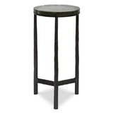 Eternity Iron & Glass Accent Table - Black by Uttermost - View 4