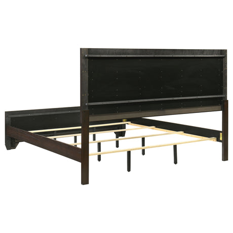 Oatfield Dark Cocoa  4-piece Eastern King Bedroom Set - sold by Home Elegance USA