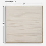 Walking The Line Minimalist Canvas Art - Gray by Uttermost - View 8