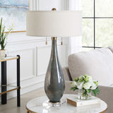 Cardoni Table Lamp Smoke - Dark Gray by Uttermost - View 3