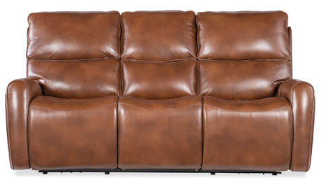 Crosby Zero Gravity Power Sofa With Power Headrest - Dark Brown by Hooker Furniture - View 6
