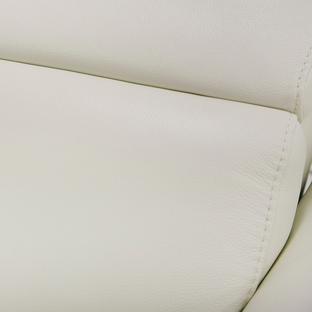 Divani Casa Eden - Modern Grey Leather Loveseat with 2 Recliners