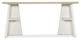 Commerce And Market Effie Writing Table - White / Light Brown by Hooker Furniture - View 4