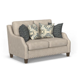Gianna Fabric Loveseat With Nailhead Trim | Flexsteel