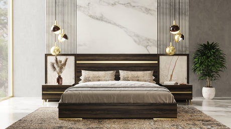 Velondra Modern Eucalypto & Marble Bedroom Set – Italian Design - sold by Home Elegance USA