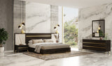 Queen Velondra - Modern Eucalypto + Marble 4-Piece Bedroom Set - View Image 1