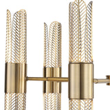 Cret 12 Light Brass Chandelier - Bronze by Uttermost - View 9