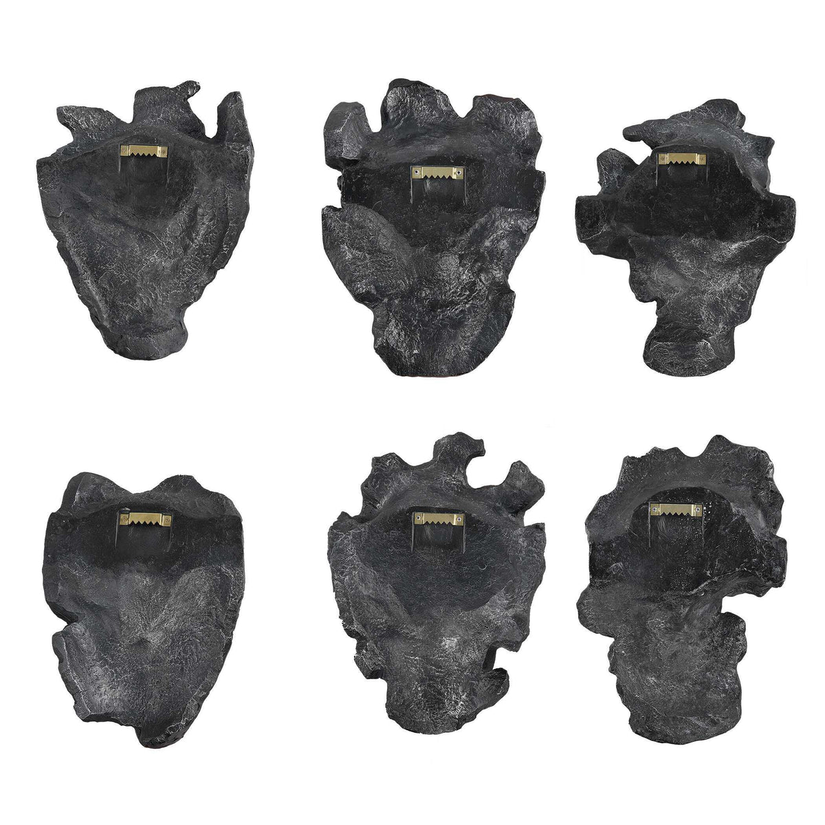 Self-Portrait Metallic Wall Decor (Set of 6) - Black by Uttermost - View 6