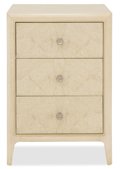 Archives Small Nightstand Alabaster - Beige by Hooker Furniture - View 2