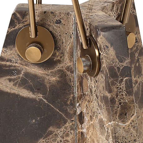Levitate Marble Accent Table - Dark Brown by Uttermost - View 6