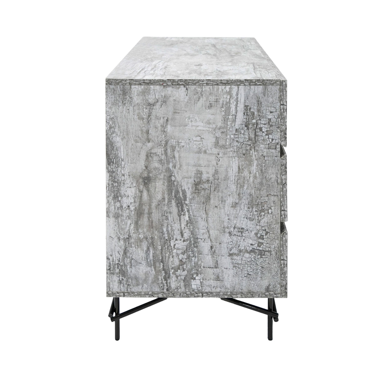 Nova Domus Aria - Italian Modern Multi Grey with texture Dresser