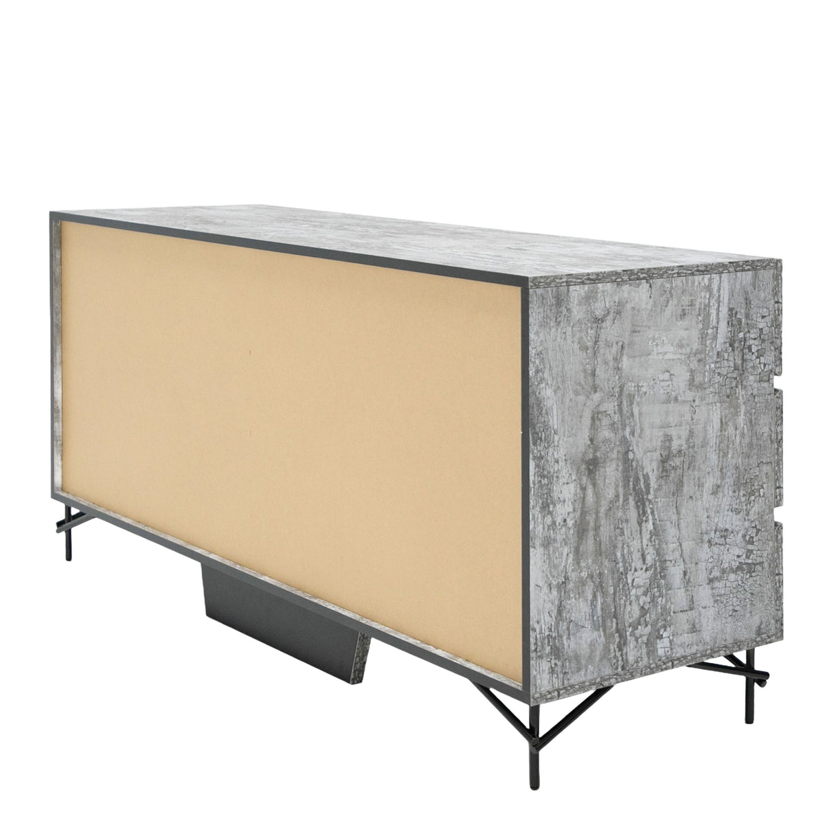 Nova Domus Aria - Italian Modern Multi Grey with texture Dresser