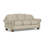Bexley Leather Sofa, Nailhead Trim | Flexsteel