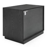 Modrest Manhattan - Contemporary Grey and Gold Nightstand