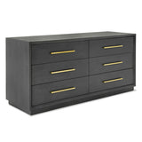 Modrest Manhattan- Contemporary Grey and Gold Dresser