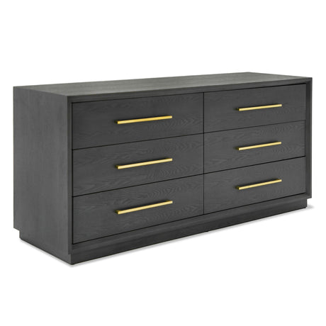 Modrest Manhattan- Contemporary Grey and Gold Dresser