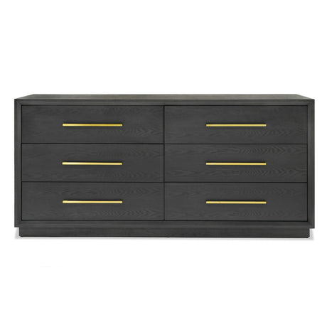 Modrest Manhattan- Contemporary Grey and Gold Dresser
