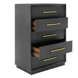 Modrest Manhattan- Contemporary Grey and Gold Chest