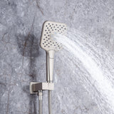 Shower System with Tub Spout Bath Shower Faucet Set 10 Inch Rain Shower with Handheld Spray Pressure Balance