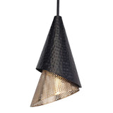 Apollo 1 Light Mini Pendant - Black / Gold by Uttermost - View 5