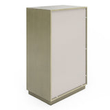 Modrest Nixa - Modern Wide Birch + Brushed Bronze Chest