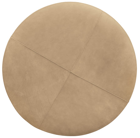 Cashiers Cocktail Ottoman Chestnut / Vintage Ecru - Dark Brown / Beige by Hooker Furniture - View 6