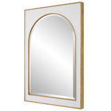 Crisanta Gloss White Arch Mirror by Uttermost - View 4