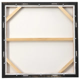 Party Time Framed Abstract Art - Beige / Light Blue by Uttermost - View 6