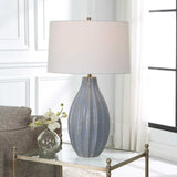 Veston Blue Glaze Table Lamp - Light Blue by Uttermost - View 2