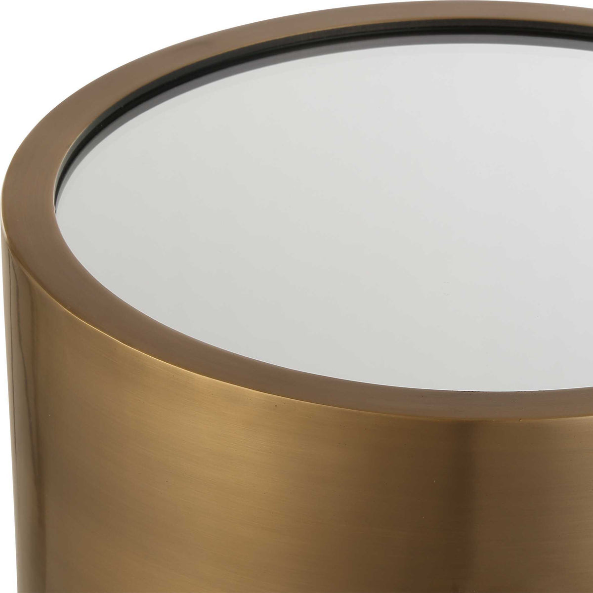 Achilles Brass Drink Table - Gold by Uttermost - View 4