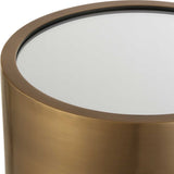 Achilles Brass Drink Table - Gold by Uttermost - View 4