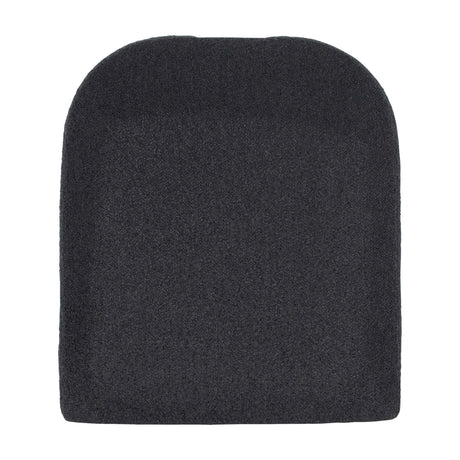 Bolster Back Outdoor Dining Chair Charcoal - Black by Uttermost - View 9