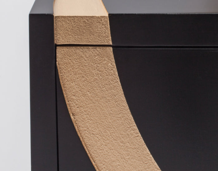 Black & Gold Cabinet 7F05-SB with Optional Mirror – Artmax - Home Elegance USA