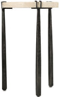 Driftwood Metal Spot Table Beige / Gray - Beige / Dark Gray by Hooker Furniture - View 1