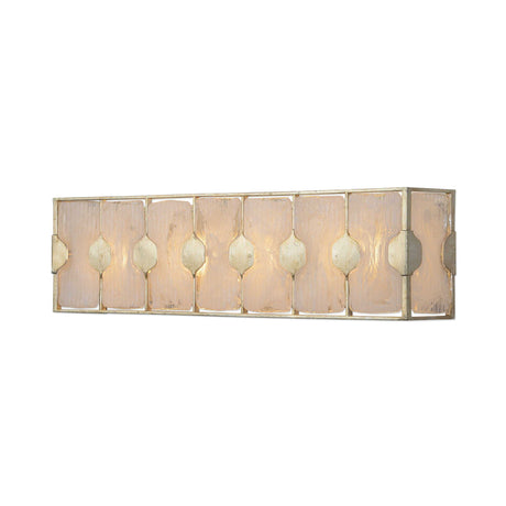 Rene 4 Light Swirl Glass Vanity - Silver / Gold by Uttermost - View 4